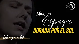 UNA ESPIGA DORADA POR EL SOL | Letra y Acordes - (YULI Y JOSH) | Música Católica