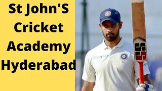 Hyderabad cricket academy || hyderabad cricket academy fees telugu || St John's cricket academy