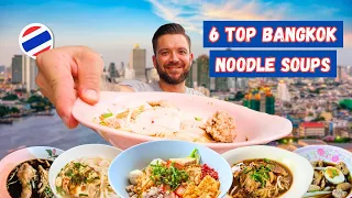 6 MUST TRY NOODLE SOUPS in  BANGKOK 🇹🇭🍜 Tom Yum, Boat Noodles