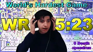 World's Hardest Game 5:23 Former Untied World Record 0 Death Speedrun