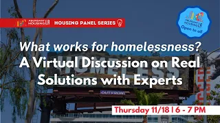 Real Solutions to Homelessness with Experts