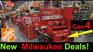 New ⚡️ Milwaukee ⚡️ Deals Buy 1 Get 1 FREE Just Dropped Shopping @ Home Depot