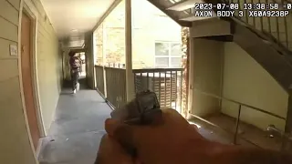 Atlanta Police Department Body Camera Footage of police chasing a suspect