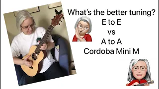 Cordoba Mini M tuning comparison