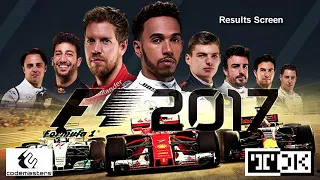 F1 2017 Soundtrack (OST) - Results Screen - Mark 'TDK' Knight