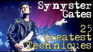 SYNYSTER GATES' 25 Greatest Guitar Techniques!