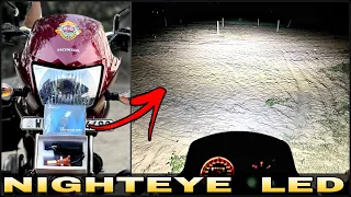 Bike Best LED Light | Powerful H4 NIGHTEYE Led Light | Honda Shine LED Headlight Modification |