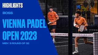 Highlights 🚹 Round of 32 (2) Boss Vienna Padel Open 2023