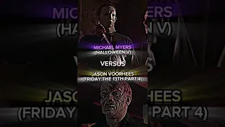 Michael Myers (All Versions) vs Jason Voorhees (All Versions) | Battle #michaelmyers #shanewalsh