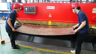 6x3200 hydraulic guillotine shearing machine for 10 feet steel