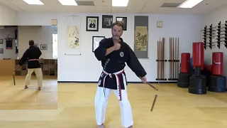 Matayoshi Nunchaku kata section 1