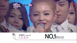 Mcountdown This Week #1 - 이하이 LeeHI "1,2,3,4" (2012.11.15)