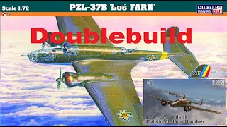 Building an IBG PZL-37, and a Mister Craft(ZTS) PZL-37 in 1/72 scale.  Doublebuild part 1.
