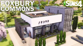 📚 FOXBURY UNIVERSITY COMMONS 🍎 // Sims 4 Speed Build // NoCC