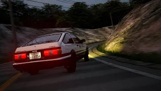 Imaginary Attack | Tsukuba Fruits Line AE86 11k RPM Time Attack [4:33.615] (Assetto Corsa)