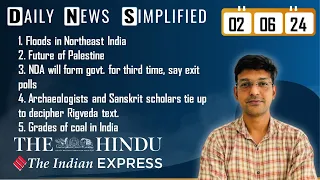 The Hindu & The Indian Express Analysis | 02 June, 2024 | Daily Current Affairs | DNS | UPSC CSE