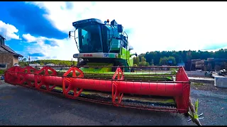 CLAAS MEGA-360. Ремонт и подготовка комбайнов к уборочной.