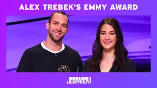 Alex Trebek’s Kids Accept Daytime Emmy Award on His Behalf | JEOPARDY!