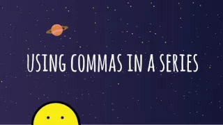 Commas in a Series