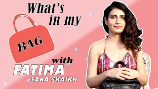 What's in My Bag with Fatima Sana Shaikh | Fatima Sana Shaikh Interview | Filmfare Exclusive