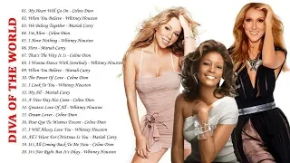 Mariah Carey, Celine Dion, Whitney Houston Greatest Hits Playlist New - Best Songs of World Divas