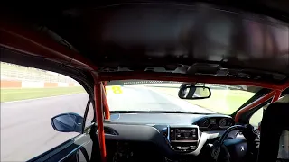 Pugsport Racing Peugeot 208 GTi MSV Trackday Championship Donington GP 2022