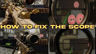 How to fix the default  scope in codm (after the update)