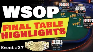 WSOP online event #37 PLO bounty | FINAL TABLE HIGHLIGHTS