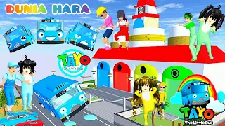 Bus Tayo Nangis Oleng , Ban Hilang 😱 | Yuta bantu Cariin Ban dicuri Maling| Sakura School Simulator