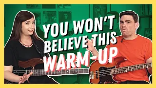 You Won't Believe This Bass Guitar Warm-Up (Sian Unwin's Warm-Up Routine) | Real World Bass Heroes