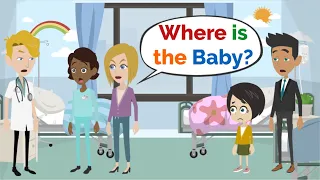 Who stole the Baby? | Basic English conversation | Learn English | Like English