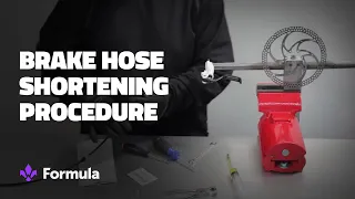 Brake hose shortening procedure