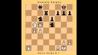 Boris Gulko vs Anatoly Karpov || Sicilian: Taimanov || USSR Championship, 1976 #chess #chessgame