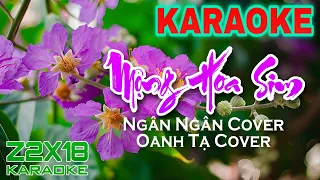 Karaoke MỘNG HOA SIM - Oanh Tạ Cover (Tone Nữ)