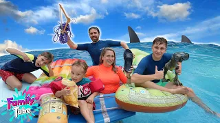 24h en una BALSA Rodeados de TIBURONES