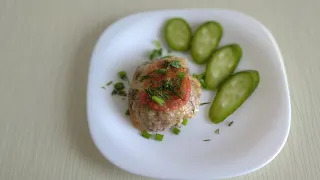 Котлеты под "шубой" в духовке #котлеты #духовка #вкусно #рецепты #city Подписывайтесь и 👍