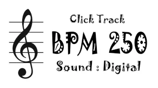 【BPM 250】Digital - Click Track Metronome