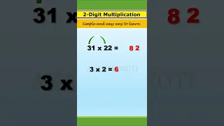 2 Digit Multiplication Trick #Shorts