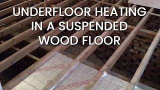 Underfloor heating in a suspended wood floor | Insulation | Screed