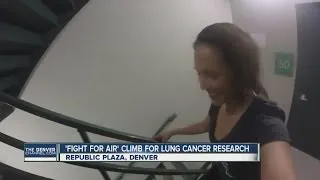 "Fight for Air Climb" to raise awareness of lung cancer research