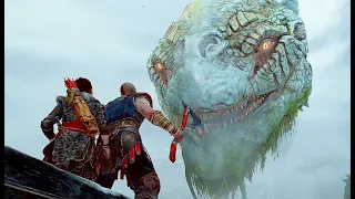 Появление Йормунганда - Мирового Змея: GOD OF WAR (2018) PS4 PRO FULL HD 1080P