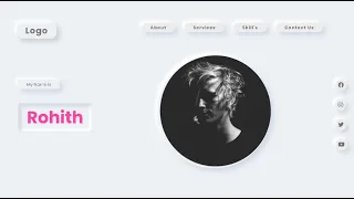 Personal Portfolio Website Using HTML and CSS | How to Create Personal Website #newtoyou