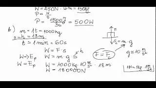 Fizyka - Energia Praca Moc - zadania cz.1