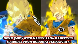 It's DBZ Goku But with BT3 Hairstyle! [Namek Saga - Mid Saga Goku Recreated]! Dragon Ball XV2 Mods