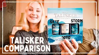 WHAT'S THE BEST TALISKER? Comparison Review - Skye vs 10yo vs Storm (Scotch Highland Single Malt)