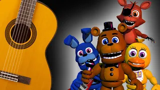 five nights at freddy's / Song 1 / Guitarra Fácil / Tutorial / Tabs / Cover