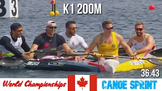 K1 Men 200m Final A | Arevalo CHAMPION | World Championships Halifax Canada 2022 | WAYkVlogs