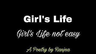 "Girls life"- Girls life not easy // #girlslife #girlslifestatus #girls #hindithoughts