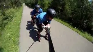 Тисовец 2012 downhill roller camp