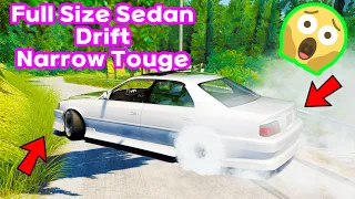 Full Size Sedan Drift Narrow touge - Toyota JZX100 Drift Shomaru | Assetto Corsa 900° Steering Wheel